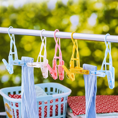 Kẹp chữ A phơi quần áo Color Cruise (Kokubo) - Set 20 chiếc