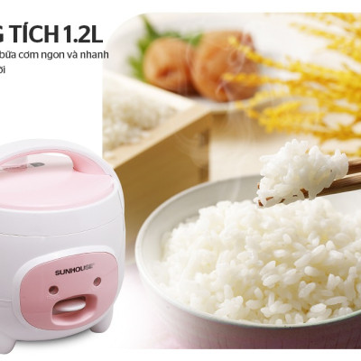 Nồi cơm điện 1.2L SUNHOUSE SHD8217W - Hàng chính hãng