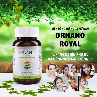 Viên uống trắng da giảm nám DrNano Royal Chính hãng