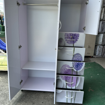 Tủ áo in 3D Tundo nhiều ngăn người lớn L1 1m05 x 1m6 x 51 cm