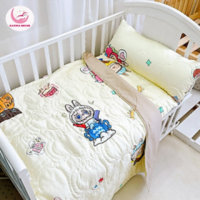 Bộ Túi nệm kèm chăn Katina House cho bé đi học vải Tencel 60s bóng mượt mát lạnh, phù hợp mầm non tiểu học