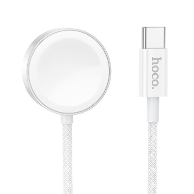 Dock sạc nhanh khung nhôm Hoco CW59 dành cho Apple watch/ Samsung Galaxy Watch cổng type C, Dây Bọc Dù_ Hàng Chính Hãng