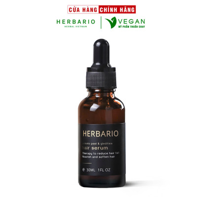 Serum mọc tóc vỏ bưởi & bồ kết Herbario 30ml pomelo giúp tóc mọc nhanh giảm rụng tóc thuần chay