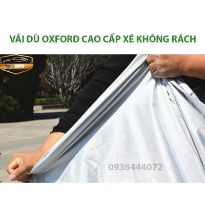 Bạt trùm xe ô tô 4,5 chỗ Huyndai accent vải dù oxford cao cấp , áo bạt
