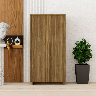 [Happy Home Furniture] MAVIS, Tủ quần áo 2 cánh mở, 90cm x 54cm x 180cm ( DxRxC), TCM_160