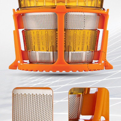 Máy Ép Chậm Olivo SJ200 Thương Hiệu Mỹ Vỏ Hợp Kim Trái Cây Ép Kiệt 96% Dung Tích 0.5 Lít Công Suất 200 W - Hàng Chính Hãng