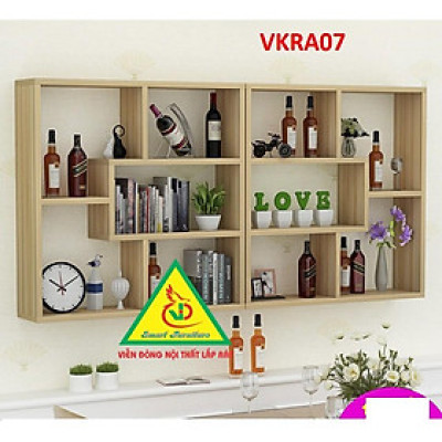 Kệ  trang trí treo tường VKRA07 - Nội thất lắp ráp