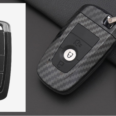 Ốp vỏ chìa khóa cacbon cho xe Ford Ranger 2018