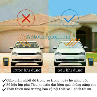 Ô Che Nắng Kính Lái Ô Tô Gấp Gọn -Ô Chống Nóng Kính Trước Xe Hơi -Dù Che Kính Lái Xe Ô Tô Bạc Cách Nhiệt Chống Nắng Tốt