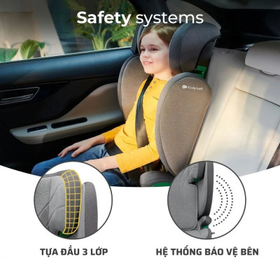 Ghế ngồi ô tô Kinderkraft JuniorFix isize cho bé từ 3,5 đến 12 tuổi - Hàng chính hãng