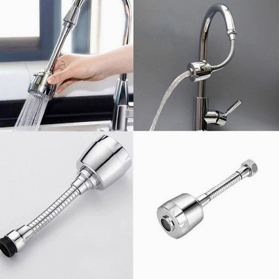 Đầu gắn vòi nước rửa chén KG16, xoay 360 tăng áp tiết kiệm nước phù hợp được tất cả các vòi, chất liệu inox304 - Hàng chính hãng