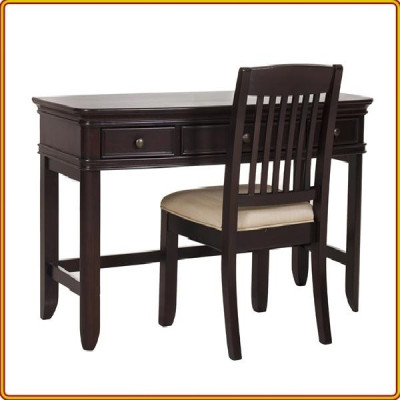 Ghế ngồi phòng ăn Tundo gỗ cao su mặt nệm không tay màu nâu đen có nan