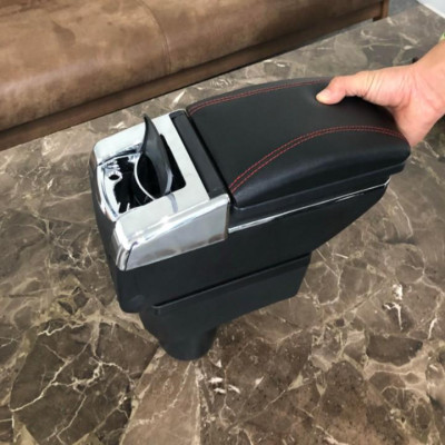 Hộp tỳ tay ô tô Mitsubishi Attrage và Mirage: Mầu Đen