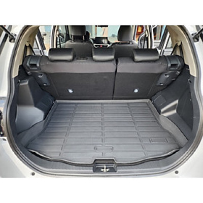 Thảm lót cốp xe ô tô Toyota Raize 2022-2024+ nhãn hiệu Macsim chất liệu TPE cao cấp màu đen