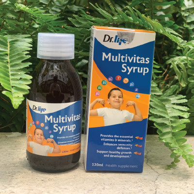 Multivitas Syrup, Bổ Sung Vitamin và khoáng chất, Siro giúp bé ăn ngon, tăng cường sức đề kháng - Drlife