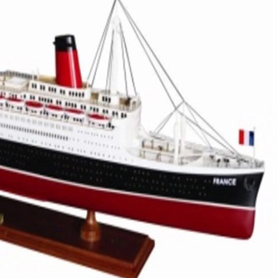 Mô hình Du thuyền FRANCE cao cấp, mô hình gỗ tự nhiên, sang trọng lắp ráp sẵn 1st FURNITURE
