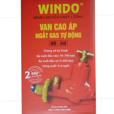 Bộ Van gas cao áp cao cấp WINDO dùng cho bếp công nghiệp (bếp khè)- Hàng chính hãng