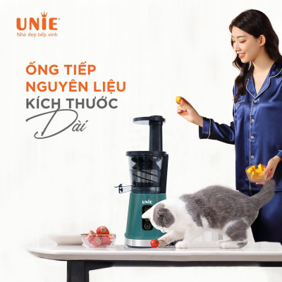Máy Ép Chậm Unie UE-525 Tiêu Chuẩn Đức Dung Tích 600 ML Công Suất 200W - Hàng Chính Hãng