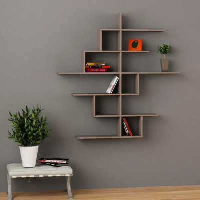 Kệ gỗ trưng bày kiểu dáng thanh lịch SMLIFE Wilfrid