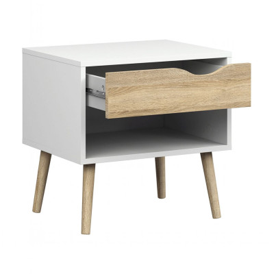 Tủ đầu giường bằng gỗ kết cấu chắc chắn SMLIFE Nutech