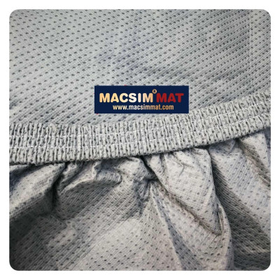 Bạt phủ ô tô chất liệu vải không dệt 4 lớp cao cấp thương hiệu MACSIM cho xe ô tô Huyndai santafe- màu ghi