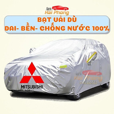 Bạt Phủ Ô Tô Vải Dù Mitsubishi Mirage, Xpander, Attrage, Pajero, Trition, Outlander chống nóng, chống nước