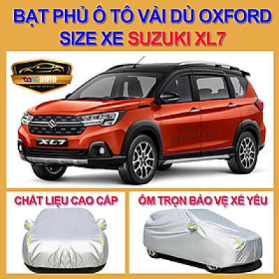 [SUZUKI XL7 - LOẠI VẢI DÙ] Bạt trùm xe ô tô Suzuki Xl7 vải dù oxford cao cấp , áo bạt phủ trùm che kín che nắng, che mưa