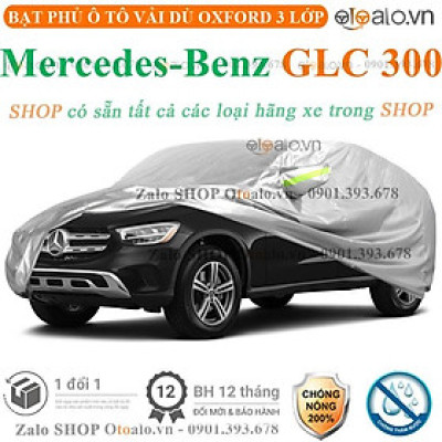 Bạt che phủ ô tô Mercedes Benz GLC 300 3 lớp cao cấp - OTOALO