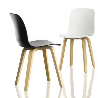 Ghế nhựa chân gỗ nhập khẩu Juno Sofa cao cấp JNST 3049CT hàng thiết kế 42 x 45 x 80 cm