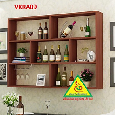 Kệ trang trí treo tường VKRA09 - Nội thất lắp ráp