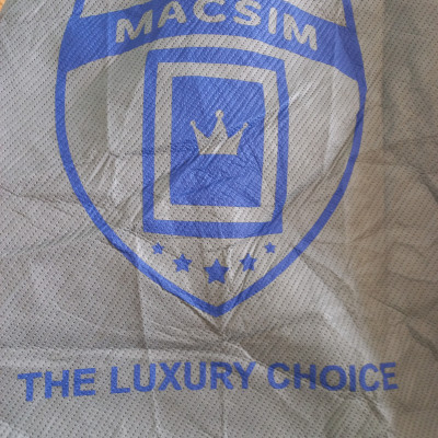 Bạt phủ ô tô chất liệu vải không dệt cao cấp thương hiệu MACSIM dành cho Mitsubishi Outlander  màu ghi - sử dụng trong nhà, ngoài trời