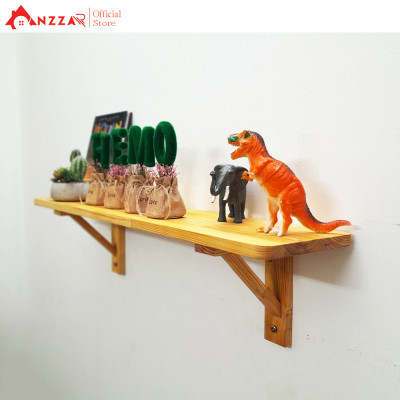 Kệ gỗ treo tường cải tiến, kệ gỗ treo tường trang trí Anzzar-K01