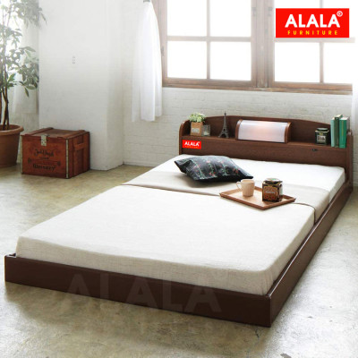 Giường thấp ALALA71 / Miễn phí vận chuyển và lắp đặt tận nơi/ Đổi trả 30 ngày/ Sản phẩm được bảo hành 5 năm từ thương hiệu ALALA/ Chịu lực 700kg