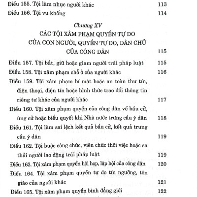 Bộ luật Hình sự (Hiện hành) (Bộ luật năm 2015, sửa đổi, bổ sung năm 2017)