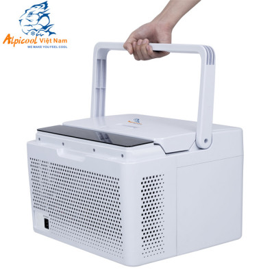 Tủ lạnh ô tô thông minh Alpicool Việt Nam 10 lít - C10 - 2 chức năng làm nóng 50 độ, làm đá nhanh kiêm hộp đựng thực phẩm, kiêm thùng đá cho tài xế, lái xe