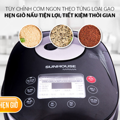 Nồi Cơm Điện Tử Sunhouse Mama SHD8903 (1.8 Lít) - Hàng chính hãng