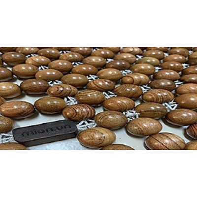 Chiếu hạt gỗ hương 1,6m x2m hạt 15ly - Nệm giường mát xa , Tấm trải giường dùng cho điều hòa .Đệm gấp đa năng tiện ích  