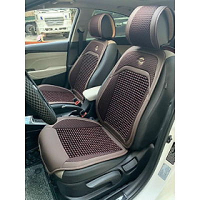 Bộ  Áo Ghế Hạt Gỗ Massage Cao Cấp- Chống Nóng, Trượt Dùng Cho Ô tô, Xe hơi, Văn phòng