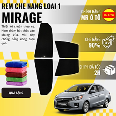 Rèm Che Nắng Xe Mitsubishi Mirage Loại 1 Mr Ô TÔ Bảo Hành 24 tháng Cam Kết Chuẩn Khít Theo Xe