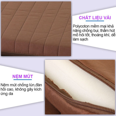 Giường gấp gọn văn phòng, có bánh xe di chuyển tiện lợi - Hàng chính hãng NIKITA