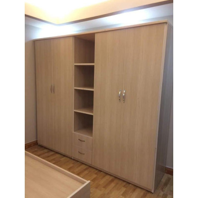 Tủ nhựa 5 cánh màu vân gỗ Juno Sofa