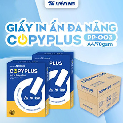 Ream giấy A4 70 gsm Thiên Long Copy Plus PP-003 (500 tờ) - Hàng nhập khẩu