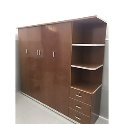 Tủ áo nhựa Juno Sofa chất lượng 4 cánh 1 kệ Juno Sofa ngang 2m x cao 1m8 x sâu 48 cm