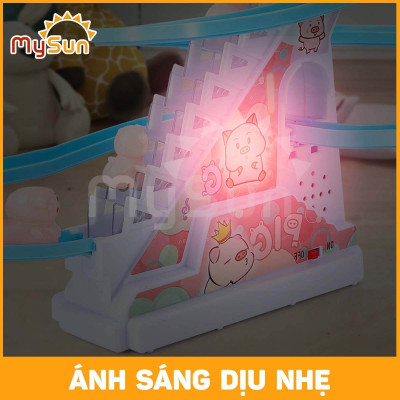 Vịt leo cầu thang tuột trượt ống nước đồ chơi trong nhà cho bé giá rẻ.