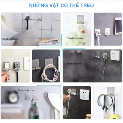 Giá Treo Cây Cạo Râu Cho Nam Phòng Vệ Sinh, Móc Treo Tường Đa Năng, Chắc Chắn, Sang Trọng. TakyHome 2011Bac