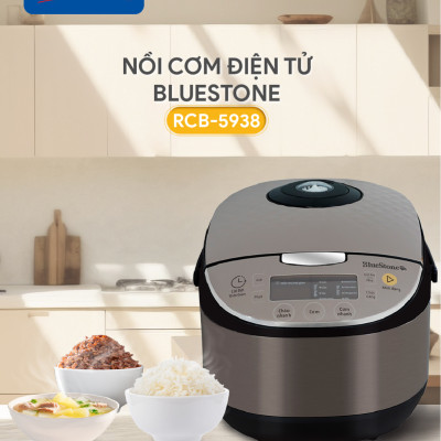 Nồi Cơm Điện Tử BlueStone RCB-5938 (1,8 Lít) - Hàng chính hãng