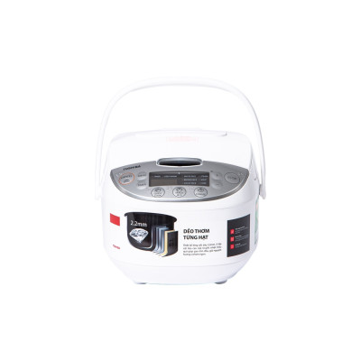 Nồi cơm điện tử Toshiba RC-18DH2PV(W) - Dung tích 1.8 lít - Lòng nồi dày 2.2 mm - Giữ ấm 12 tiếng - Hàng chính hãng