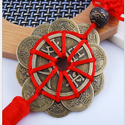 ️️ Tiền Xu Mai Hoa 10 Cánh Rời Mai Hoa Thập Toàn Treo Xe Oto 206230m