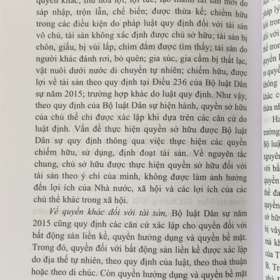 Tài Sản Và Vật Quyền - Sách Chuyên Khảo