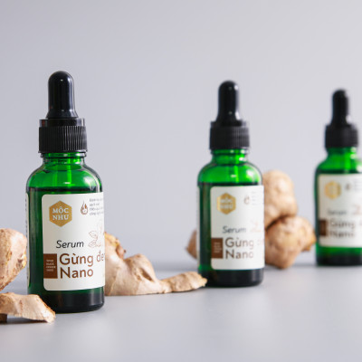 Serum Gừng Đen Nano Mộc Nhu 30ml